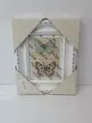 White And Silver Wide Picture Frame 5 X 7