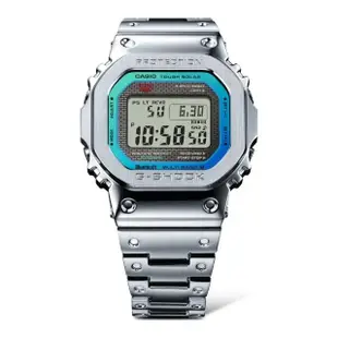 【CASIO 卡西歐】G-SHOCK 方形金屬電子錶(GMW-B5000PC-1)