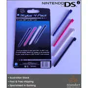 4x Nintendo DSi Stylus Blue/Pink/White/Black  (TWL-004) - Australian seller