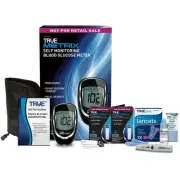 TRUE METRIX Blood Glucose Meter Self Monitoring Starter Kit NEW