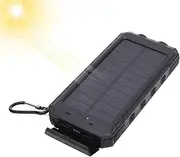 Solar Portable Charger - Small Phone Charger | 20000mAh Wireless Fast Charging Device with Flashlight for Camping Hiking Outdoor