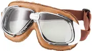 Bandit Classic Motorcycle Goggles, grey-brown for Men One Size Grey Brown