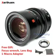 7artisans 35mm F1.4 Portrait Lens for Leica M M-P240 M6 Camera w/ Macro Adapter