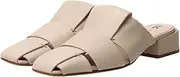 FABIO RUSCONI(ファビオルスコーニ) Fabiolusconi Women's Heeled Sandals, Square Toe Cuddle Camule Sandals, beige, 22.5 cm