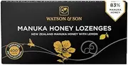 Watson & Son Manuka Honey 400+ Honey With Lemon Lozenges 12