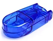 Pill Cutter Slicer Cute Cutters for Small or Large Pills in Half Crusher Blue