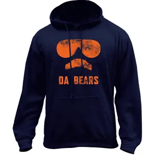 復古 Da Bears Ditka Chicago 足球連帽衫
