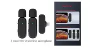 Lavalier Wireless Microphone, For iPhone, One to Two, Plug and Play, Brand New.