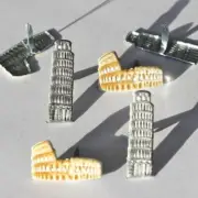Colosseum & Pisa, Decorative Scrapbook Brads - Eyelet Outlet #942