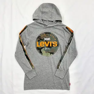 【LEVIS】青年版 薄帽T 雙馬車 長袖 純棉 連帽 帽T 平輸品(帽T)