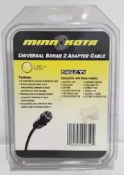 Minn Kota MKR-US2-6 Universal Sonar 2 Adapter Cable for Select Eagle Fishfinders