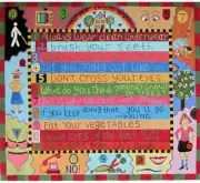 MOM KNOWS BEST Handpainted Needlepoint Canvas By Maggie