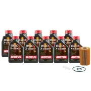 10L Motul 8100 XCLEAN +5W30 Wix Filter Motor Oil Change Kit API SN/CF For Toyota (for: Toyota)