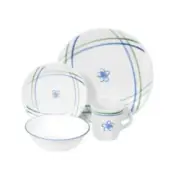 New Corelle Livingware Linen Flower 16-Piece Dinnerware Set 1059939