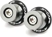 Swing arm Swing arm Parking Rocker arm Spool Slider Bracket Screw Moto Morini XCape 650 2023 Suitable for Motorcycle Rear Wheel X-Cape 650 Motorcycle Swingarm Sliders Accessories(Titanium 10mm)