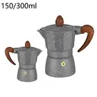 Aluminum Moka Pot for Italian Espresso 150ML/300ML Stove Top Percolator