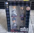 Chicago Cubs 2016 World Series Mini Bobbleheads Forever Collectibles 4-Pack MLB