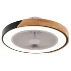Vaxcel Lighting F0131 Everette 20" 7 Blade Indoor LED Ceiling - Black