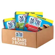 Nutri-Grain Soft Baked Breakfast Bars Kids Snacks Whole Grain Value Pack Vari...