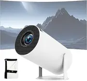 Hy300 Pro HD Smart Projector, Mini Projector, with WiFi 6 and Bluetooth, 4k 1080p Support Portable Projector, 210° Rotatable Stand, Auto Keystone, Compatible for Laptop, Pc, Smartphone
