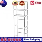 3-Tier Over Toilet Laundry Shelf Organizer 165x53cm Storage Unit