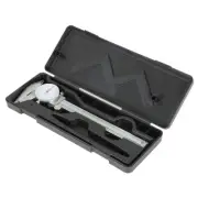LABLT 6" STAINLESS STEEL SHOCKPROOF DIAL CALIPER. 3PCS 001" OF ONE INCH.