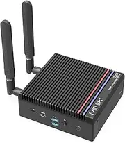 MINIX NEO Z300-0dB Fanless Mini PC, Intel 12th Gen Alder Lake N300 16GB DDR4, 512GB SSD Windows 11 Pro Desktop Computer 4K 60Hz 2.5G LAN/USB3.2/WiFi6/BT5.2 Support Dual Display
