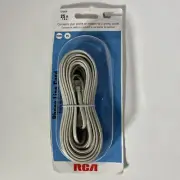 RCA 25 Foot Modular Phone Line Cord Ivory TP243 New