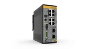 Allied Telesis 8x 10/100/1000T, 2x 1G/10G SFP+, Industrial Ethernet, Layer 2+ Switch, PoE++ Support (TAA compliant)