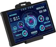 Portable Monitor, 3.5in IPS USB Mini Screen, CPU Hardware Temperature Monitor Type C Sub Screen, AIDA64 PC Temperature Display Screen for Computer Case, Displays Computer Network