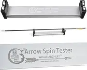 ZSHJGJR Archery Arrow Inspector Arrow Spin Tester Aluminum Alloy Arrow Detector Inspector Balance Straightness Tool Balance Check Arrow Accessory