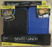 Bento Lunch Box Bag Set Safe Microwave Container w/ Multiple Ice Packs BPA FREE