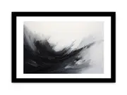Abstract Black Framed Art Framed print Art Poster