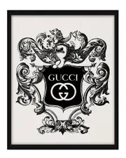 Gucci Coat Of Arms Wall Art