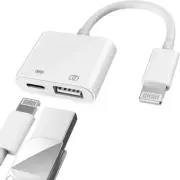 Apple Certified Lightning Male to USB Female Adapter OTG and Charger Cable for I