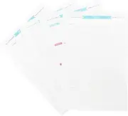 HOODANCOS A5 Loose-Leaf Sheets 4pcs Spiral Notebook Paper 6-Hole for Planner Daily Weekly Monthly to-do List