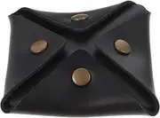 [WATIIFUFU] Leather Coin Storage Bag Supple Change Purse for Earphones Portable Coin Storage Bag for Pocket Handbag Durable Lightweight