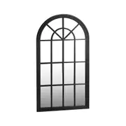 3-Layered Arched Mirror Hanging Steel Frame for Decoration Vintage Cathedral