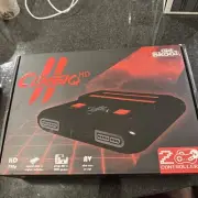 Classiq 2 HD 720p Twin Video Game System Black/Red for SNES/NES OLD SKOOL