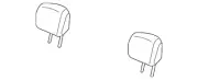 Genuine Honda Headrest Outer 82140-TT1-V01ZA