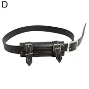 For Katana Belt Demon Slayer Belt Rapier Ring Strap Belt Holster Sword Belt Waist Sheath Scabbard Holder Black belt 110cm