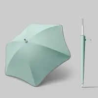 在飛比找樂天市場購物網優惠-新款創意圓角高爾夫傘直桿反光雨傘黑膠防曬抗風傘禮品廣告傘