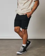 [Skylark] Skylark Men's Erase Drop Crotch Walk Shorts in Black Size 32 32 Black
