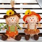Plush Scarecrow Gnome Doll Cute Gnome Doll Plushies Home Desktop Decor