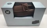 Wayland Square Slippers Deluxe Men' Memory Foam Size Medium 8-9 Brown