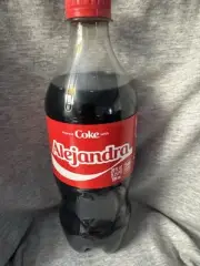 Share A Coke with Alejandra 2025 Personalized Gift Coca Cola Bottle 20oz