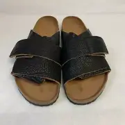 Birkenstock New w/ Box Kyoto Nomad Black Natural Leather Narrow - Select Size