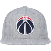 Mitchell & Ness NBA Washington Wizards Team Heather 2.0 Snapback Hat, New