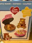 NEW IN BOX PINK CARE BEARS WAFFLE MAKER - MAKES TENDER HEART WAFFLE
