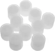 VALICLUD 10pcs Sponge Brush Head Applicator Caps for Leather Shoe Polish Fit All Purpose Cleaning Maintenance Kit for Boots Sneakers and Footwear Care